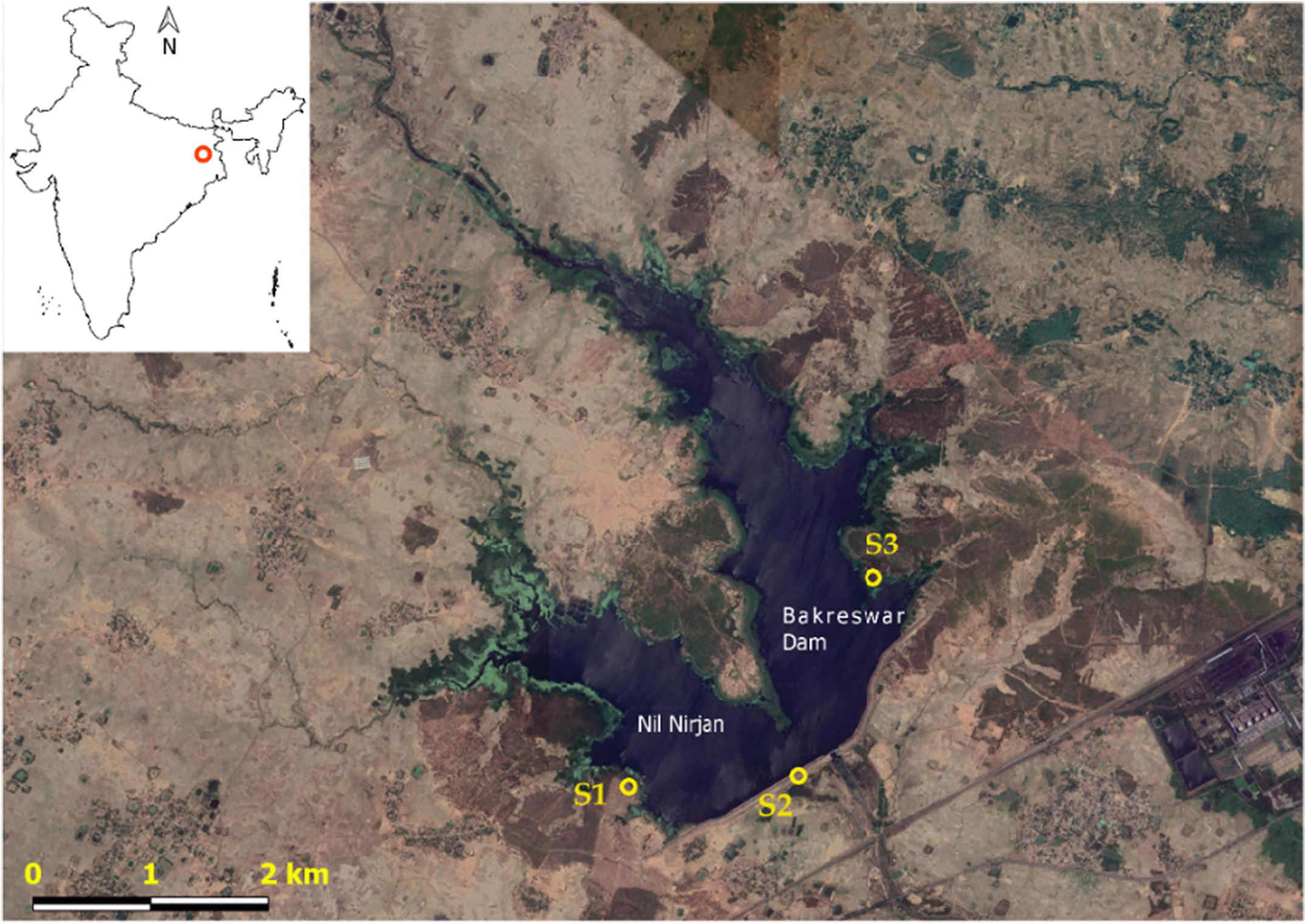 Bakreswar Reservoir, India